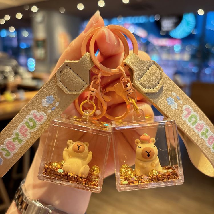 61g Weight Bag Pendant, Keychain Classification 1 Piece Quantity Holiday, Daily Occasion Acrylic Material Cartoon Character Pattern Unisex Gender Cute Style 1 Piece Cute Cartoon Character Acrylic Unisex Bag Pendant Keychain 4
