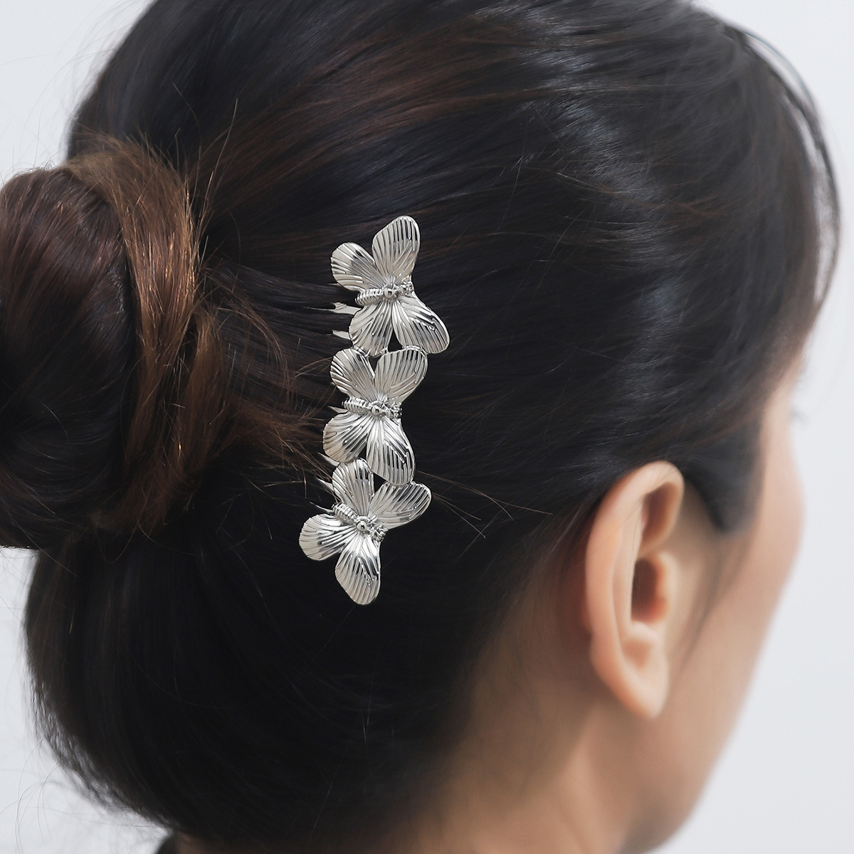 Tocado barroco vintage mariposa peine del pelo de la aleación accesorios para el cabello mariposa de las mujeres de Europa y América transfronteriza Fábrica de la joyería al por mayor