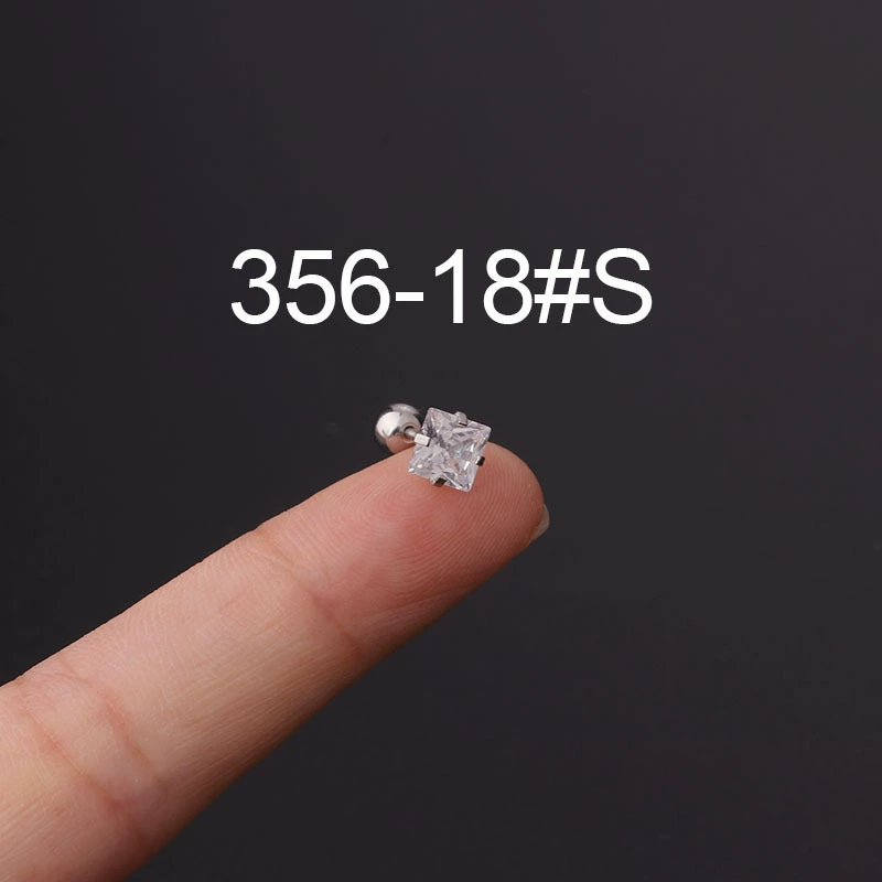 Серебряные стальные пирсинг, сережки, аксессуары, корейский стиль
