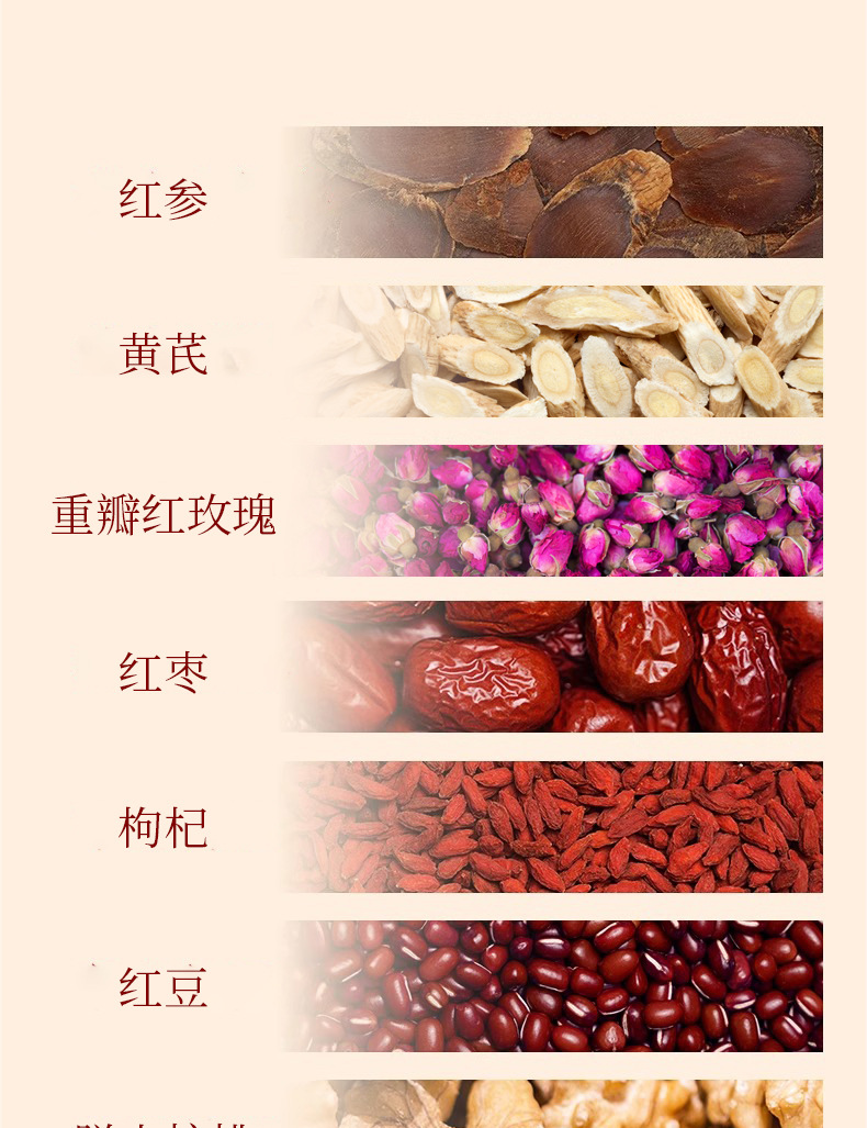 Handmade Red Ginseng Astragalus Honey Pills Five Red Balls Herbal Wellness 108g preparation