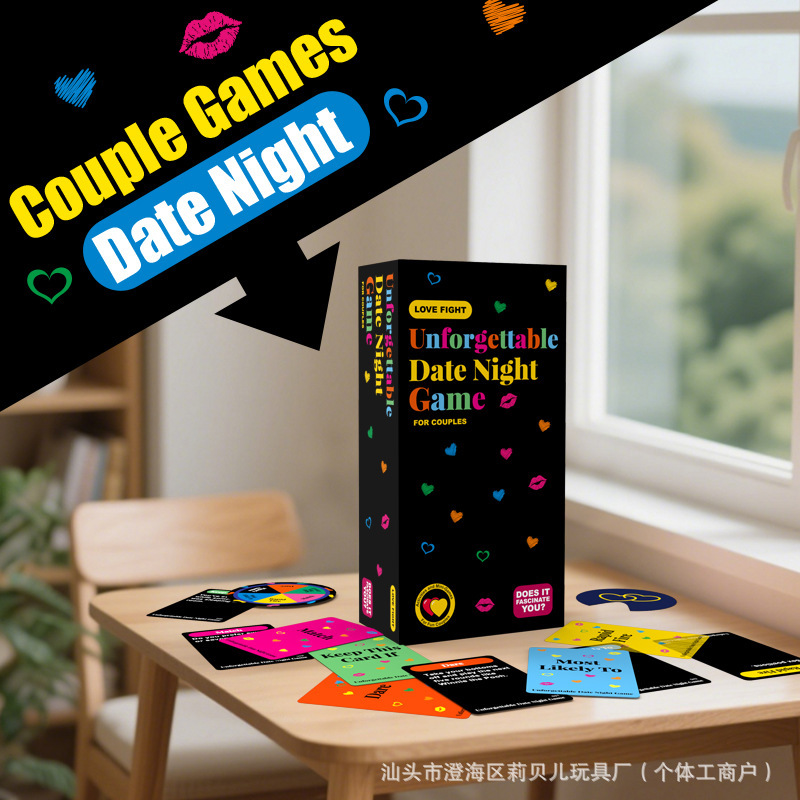 Noches de citas de parejas transfronterizas sincero aventura para adultos juegos de fiesta juegos de cartas de doble juego