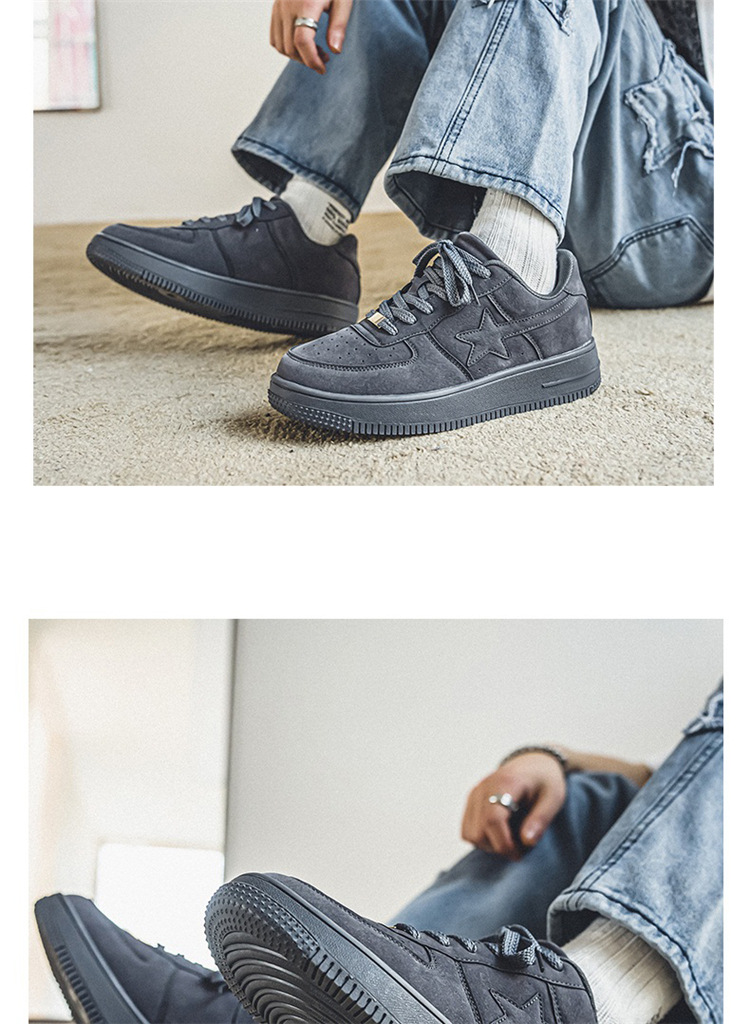 Leichte, lässige Boardschuhe für Herren in Übergröße, neue Herbst- und Winterschuhe für Studenten, schwarze Sportschuhe für das Militärtraining von Herren_voghion.com