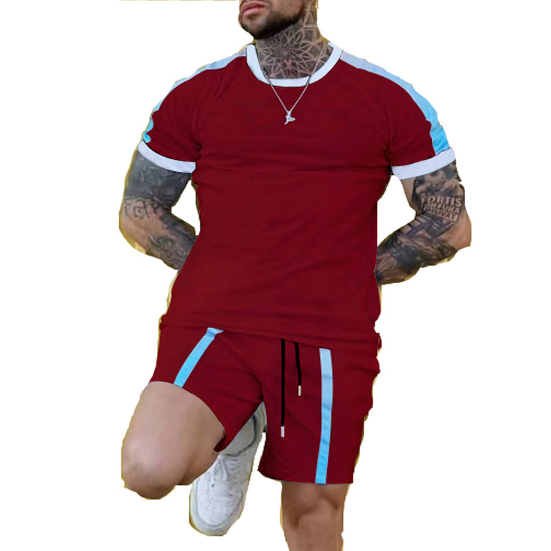 Men's Solid Color Shorts Sets Men's Clothing display picture 7