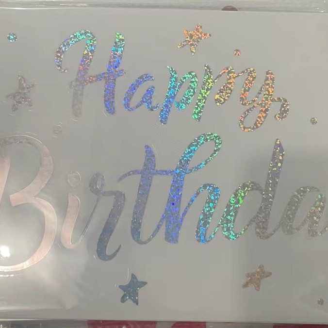 Nueva ola bola pegatinas Feliz cumpleaños pastel fiesta pegatinas creativo DIY globo decorativo pegatinas decoración del partido