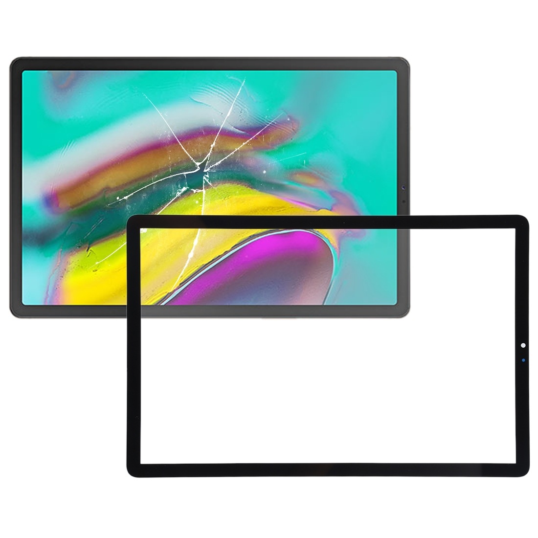 适用于三星 for Galaxy Tab S5e SM-T720 / SM-T725 前屏玻璃盖板