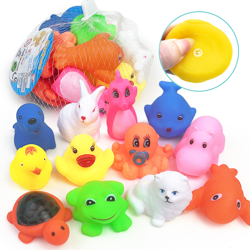 Juguetes baño vinilo niños/juguetes agua animales lindos que pue n sonar/ favor dis r múltiples 12