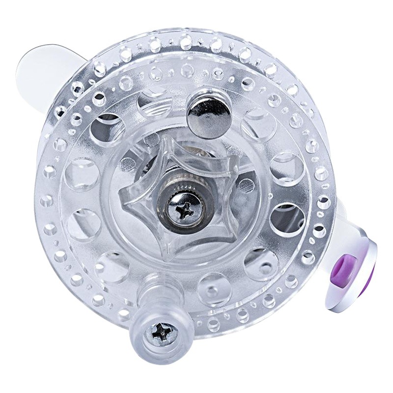 Nuevo Rey de oro carrete de pesca rueda de plástico varilla de mano carrete de pesca rueda delantera volando carrete de pesca rueda media