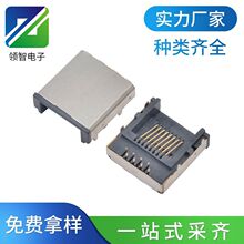 ������RJ45 8P8C���ʽ���_��߅��yʽ�O��W�ڳ���DIP�����ξW��