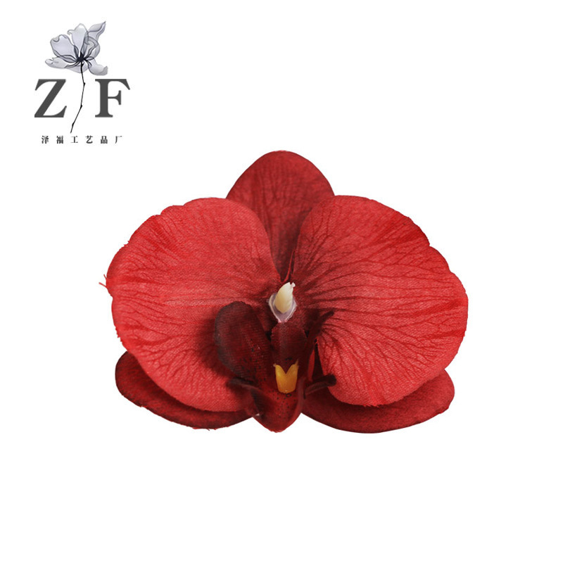 越境シミュレーション胡蝶蘭花頭diy9cm紫造花胡蝶蘭花弁白12cm胡蝶蘭花弁|undefined