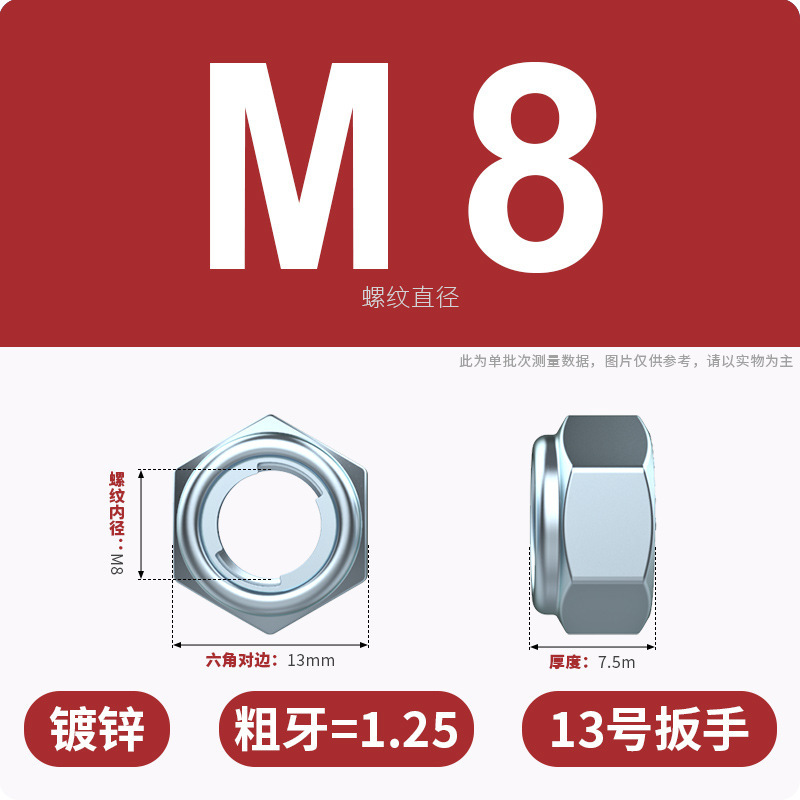 亜鉛メッキ全金属六角ロックナットセルフロックナット止め緩み防止ねじキャップm3m4 m 6m 8m 10m 12|undefined