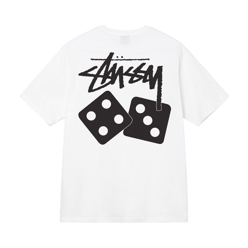 Stussyスチュアート2025新型男女半袖tシャツ夏男性ゆるい240g重ポンド高品質tシャツ|undefined