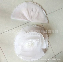 纸花40公分车头花纸花 晨博殡葬用品大全 花圈材料批发 大白花殡