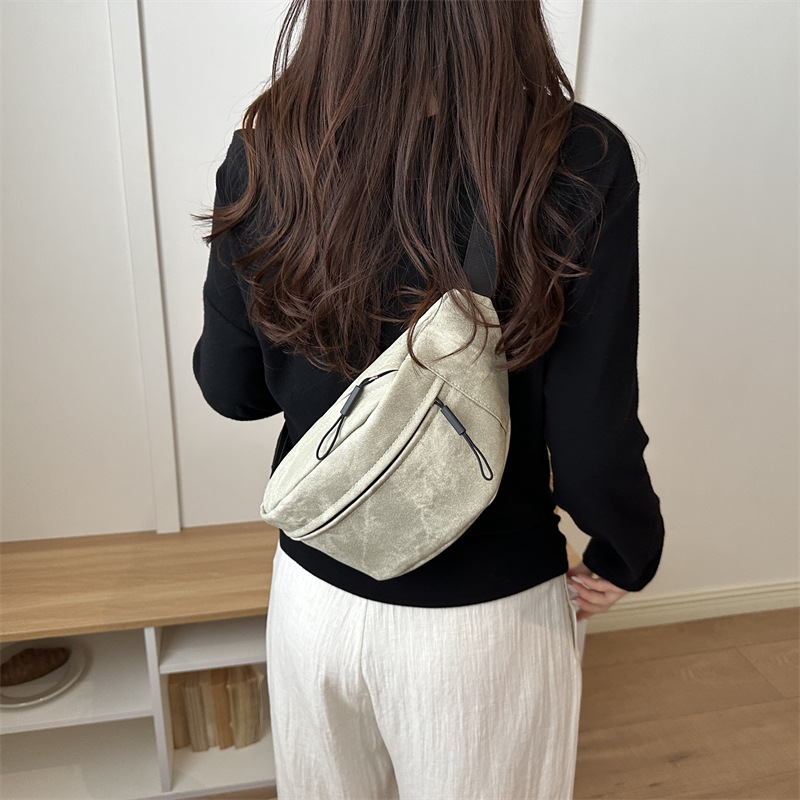 Bolso de pecho para hombres, estilo japonés, bolso de mochila casual 2025, nuevo bolso deportivo, bolso de cintura simple, bolso de bicicleta para mujeres