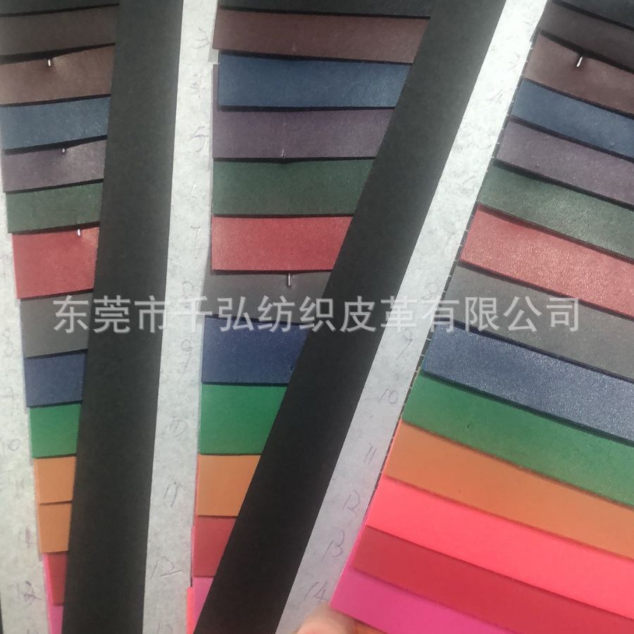 欧盟REACH 6P纳帕B251细揉纹半PU人造革 箱包手袋文具电子革