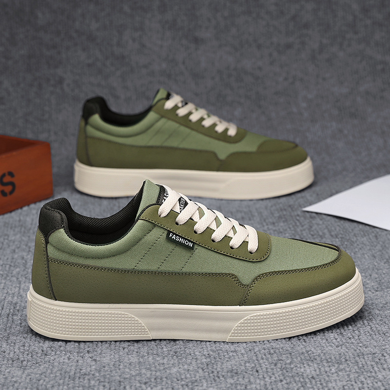 Xiaoqing año nuevo y verano nuevo estilo cómodo y transpirable tacón plano boca baja a juego casual estilo coreano todo-fósforo zapatos perezosos con cordones