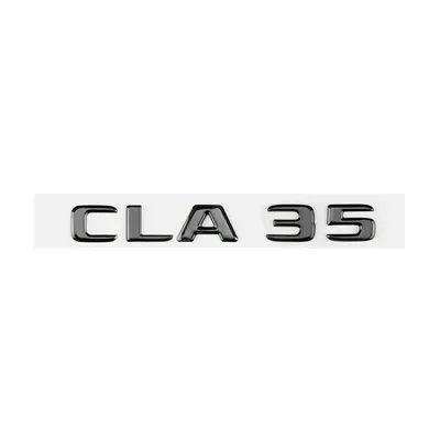 Car logo — car stickers, CLA200 rear emblem - standard-cla35-same-as-the-original-car-glossy-black