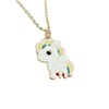 Cartoon cute necklace, metal chain, suitable for import