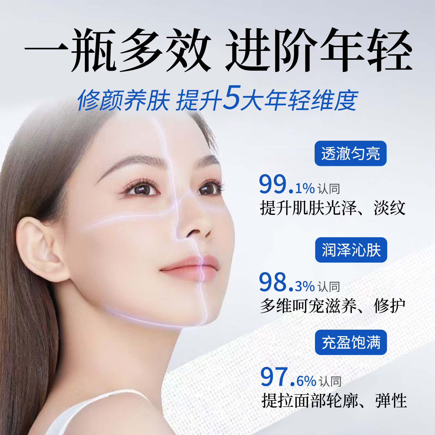 升級版人參珍珠膏 修護淡化細紋嫩膚遮瑕素顏懶人人參珍珠膏面霜