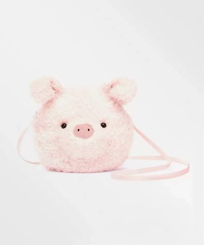 英国JELLYCAT趣味香蕉太阳包包斜挎包吐司包咖啡包小狗包毛绒玩具|undefined
