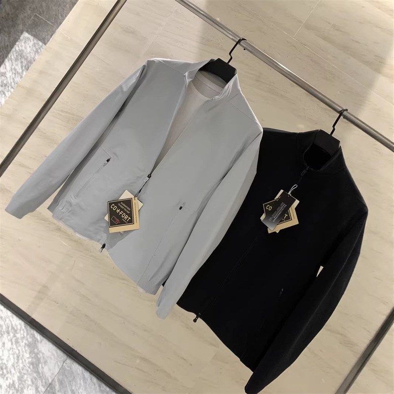 Fully Rubberized Lining! Spring 2026 New Outdoor Men's Solid Color Versatile Casual Stand Collar Sports Jacket