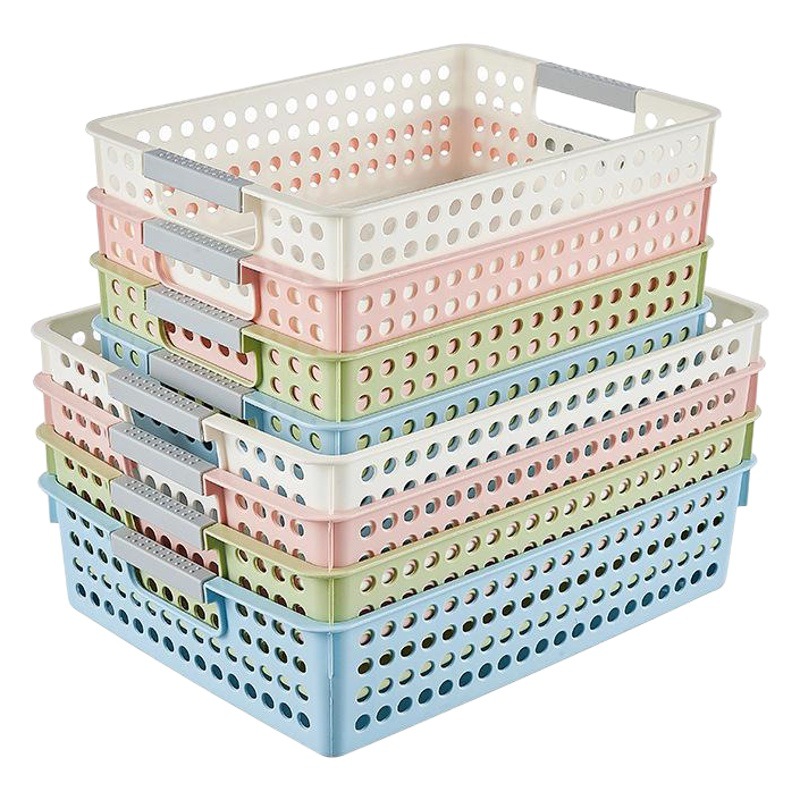 Miscellaneous Storage Basket Book Storage Box Organizer Kindergarten Toy Desktop Snack Basket Plastic Storage Box