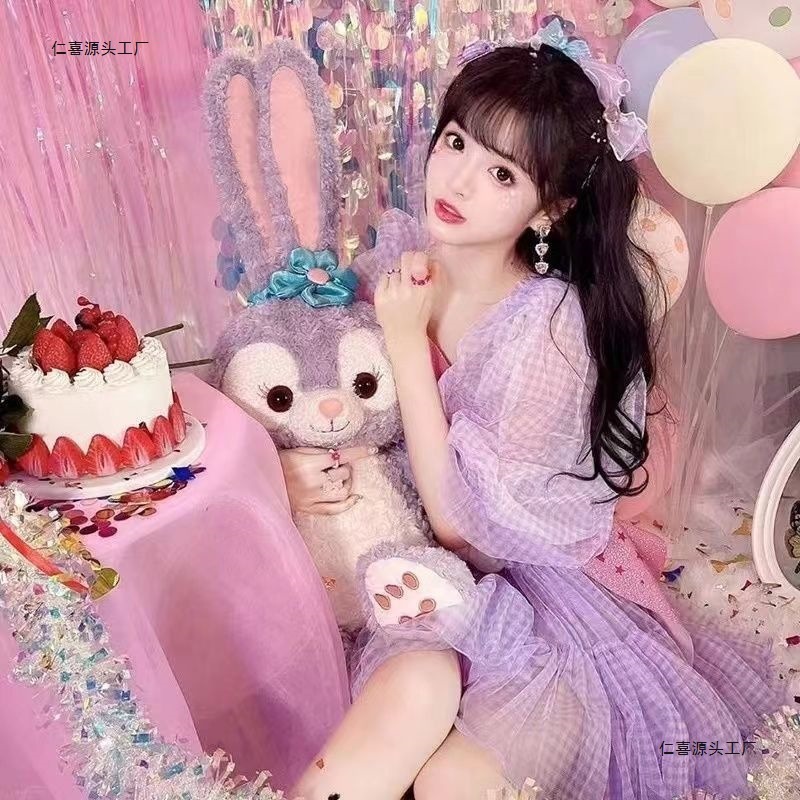 星黛露贝儿兔子毛绒玩具玩偶公仔可爱睡觉娃娃布娃娃女生生日礼物|undefined