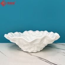 小号圆形三文鱼刺身盘冰盘高端海鲜姿造拼盘干冰餐具刺身专用摆盘