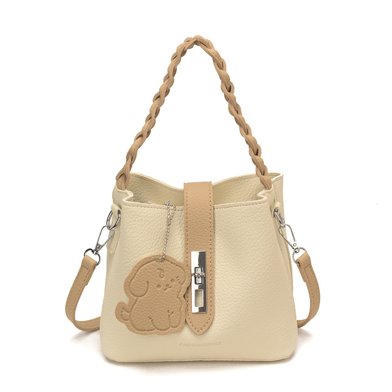 La sensación cotidiana de la versión coreana de la moda nicho bolso mujer 2026 nuevo mochila de hombro de un solo cubo de viaje bolsa temperamento