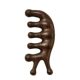 Natural Green Sandalwood Massage Comb Meridian Combing Therapy Scalp Five Teeth Round Head Massage Comb Seven Teeth Dredge Meridian Comb