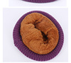 Demi-season woolen fleece winter hat for mother, for middle age, increased thickness