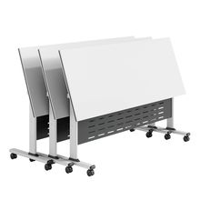 培训桌椅组合移动办公桌长条桌教育机构拼接培训桌课桌折叠会议桌