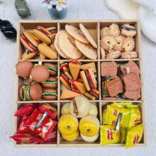 食玩发卡发饰汉堡薯片饼干发夹学生刘海地摊批发发夹批发跨境出口