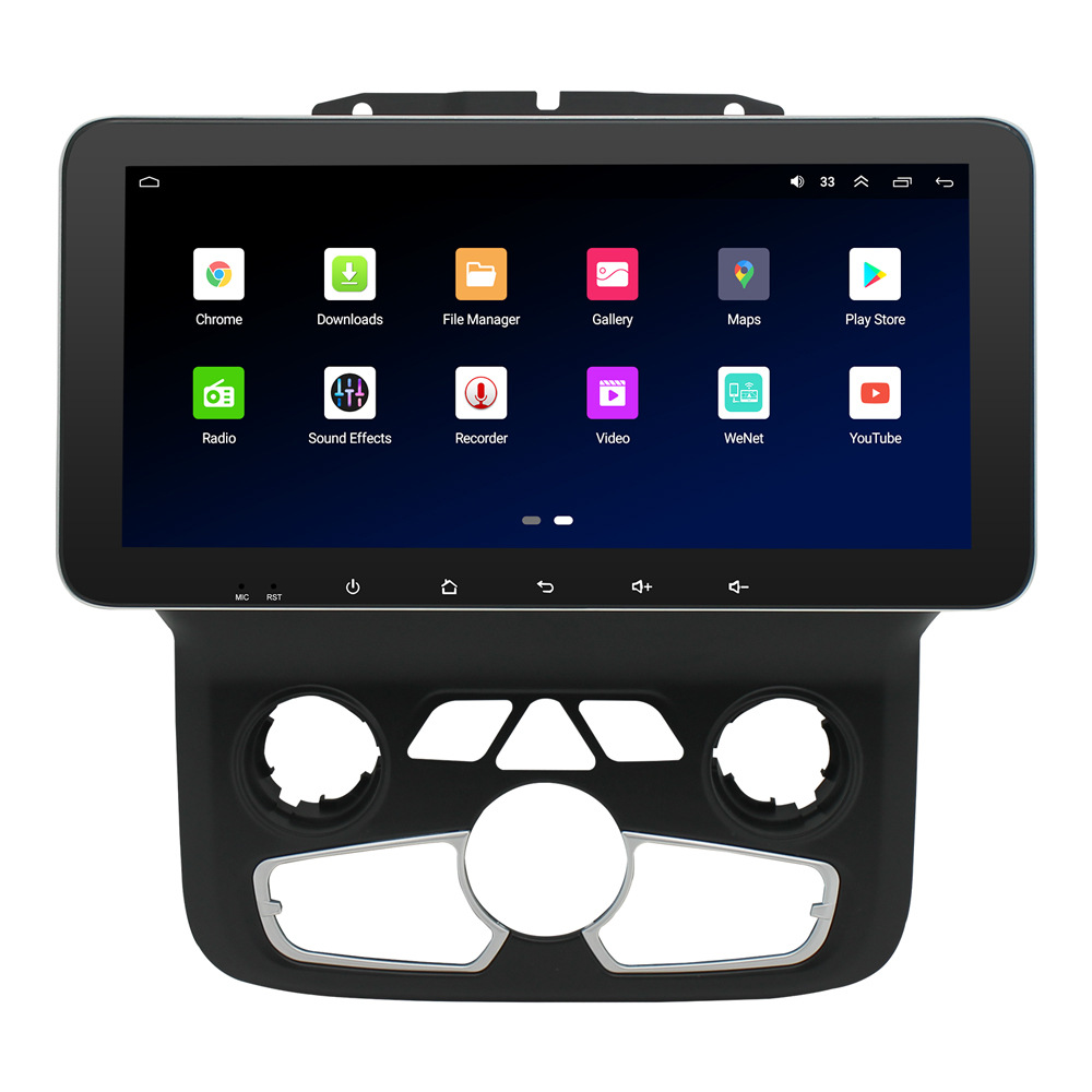 Aplicable a 13-18 Dodge Ram versión automática Android HD Pantalla de navegación del coche reproductor Bluetooth posicionamiento GPS