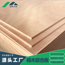 廠家直銷18厘楊桉多層板批發全桉三聚氰胺基板 實木家具膠合板材