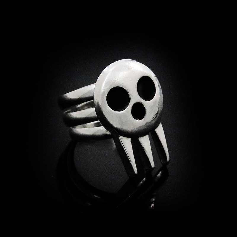 Animation peripheral soul eater ring Death de kidma Jia same style skull ring secondary yuan Animation peripheral soul eater ring Death de kidma Jia same style skull ring secondary yuan