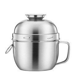 5ZV7批發304不鏽鋼快餐杯飯盒上班族鐵餐盒便當盒大容量泡麵杯大