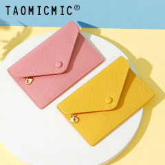 Creative women's cross-border PU multi-function ID mini coin purse simple multi-card slot wholesale zipper Japanese and Korean card holder