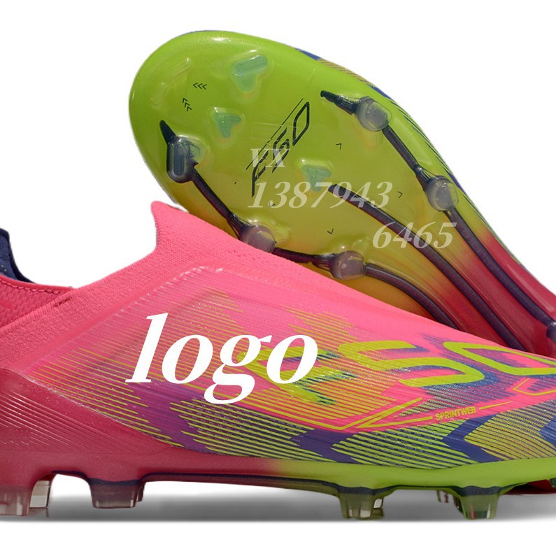 Putian fabricante al por mayor comercio exterior transfronterizo 2024 nuevo estilo X serie F50 zapatos de fútbol profesionales para hombres fg clavo