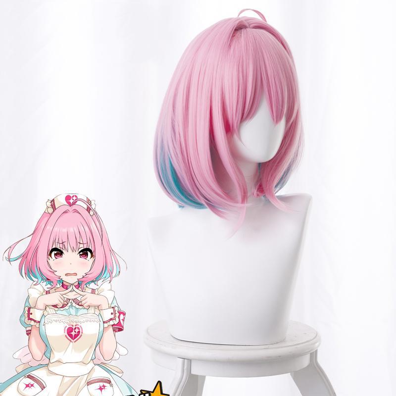Sintetinis perukas COSPLAY anime personažų modeliavimas rožinė mergina_voghion.com
