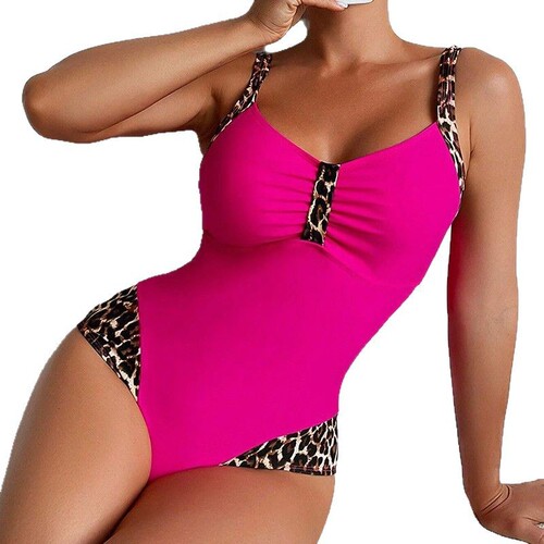 2025 New European and American Style Foreign Trade Swimsuit Women's One-Piece Bikini Amazon Sexy Tight-Fitting Swimsuit Wholesale from Manufacturer