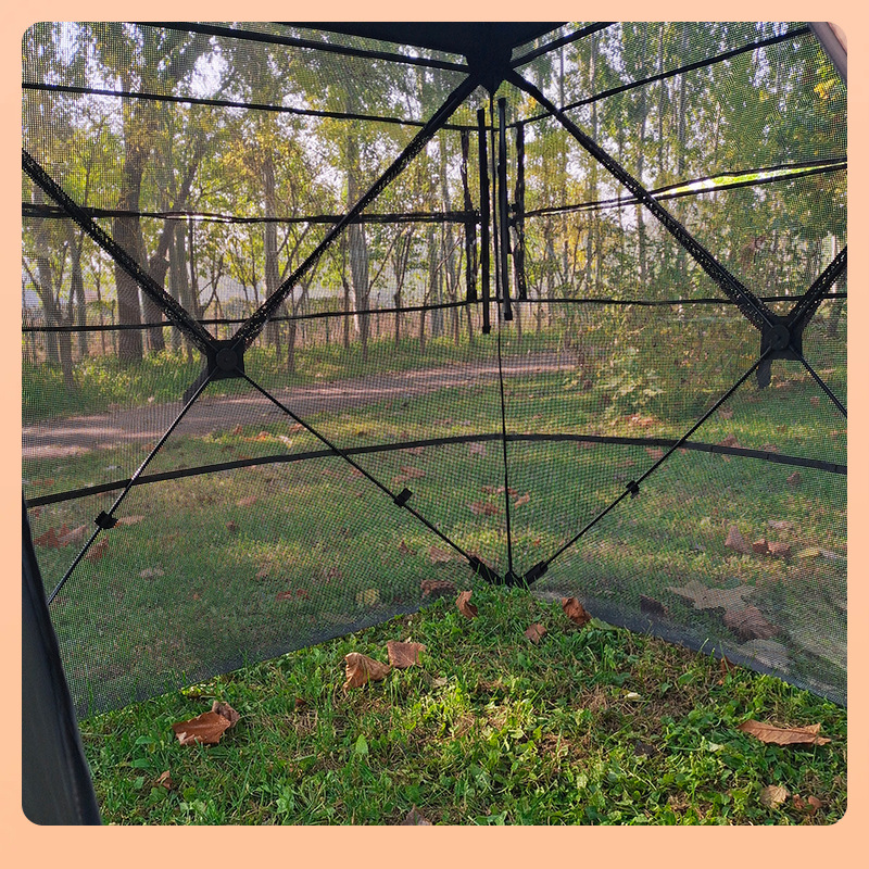 ✠Cross-border hot sale 270° see-through camouflage hunting tent Hidden camouflage quick-open bird watching tent outdoor hunting 3