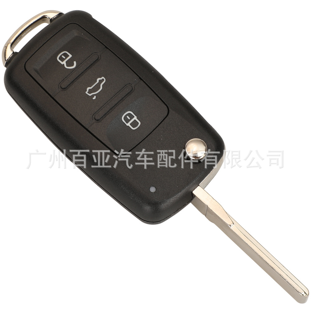 Suitable for Volkswagen 3-Key Foldableing Remote Control Car Key 315 Frequency Id48 Chip 5K0837202Ag