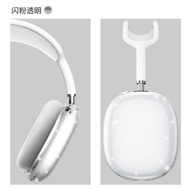 Protective case (Apple) AirPods Max/Max2 — high‑transparency TPU dustproof cover, earcup inner shell