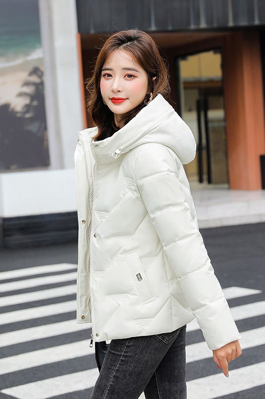 短款棉衣女2025冬季新款清仓反季连帽百搭显瘦小个子加厚棉袄