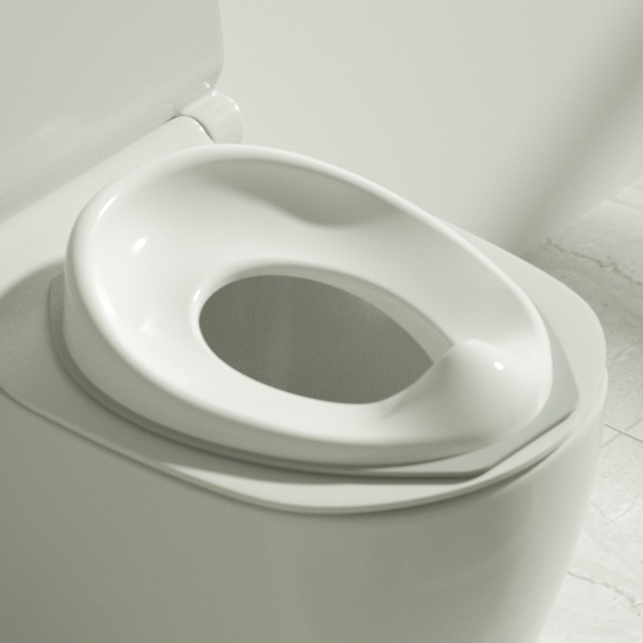Anillo de baño blanco