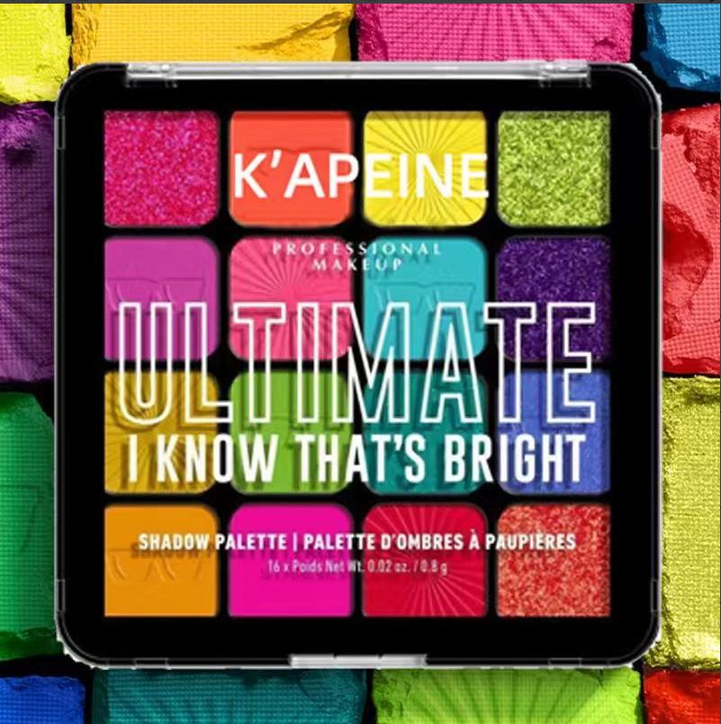 Sombra de ojos Capel 15 colores Halloween oscuro gris maquillaje maquillaje ahumado cosméticos nuevo mate transfronterizo