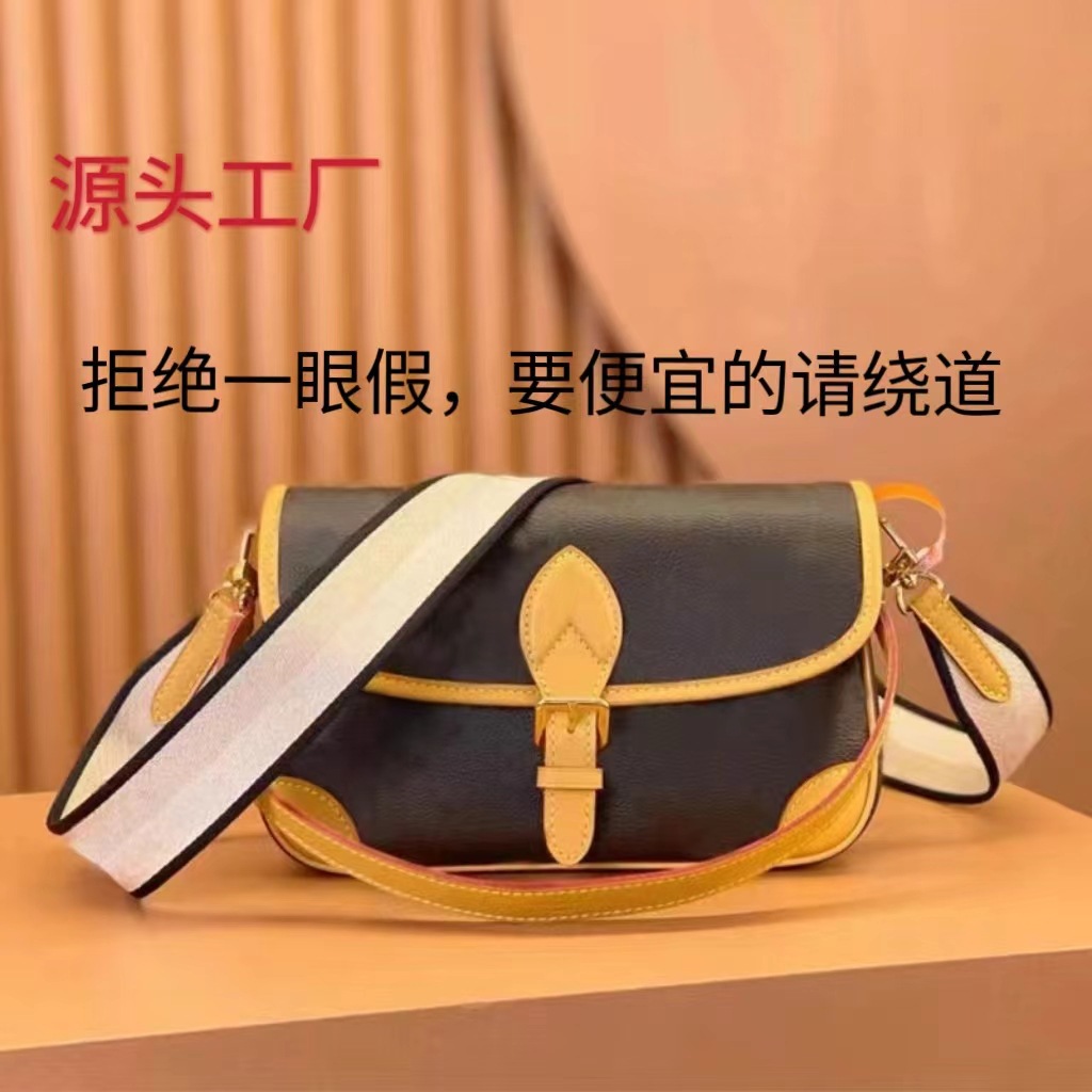 驴包包平替包原厂皮高版本代购老花腋下法棍大牌奢侈品女包M45
