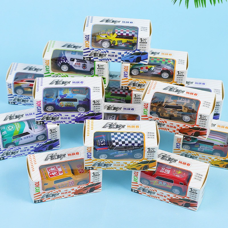 Warrior, children's metal toy car for boys, racing car, car model, gift box, set