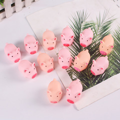 Cartoon pink little pig toy, Squeezing Pig Prank Little Pig Squeeze Fun Squeeze Call Stress Relief Toy