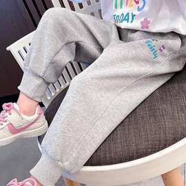 女宝宝幼儿装裤子小童春秋冬季长裤秋装洋气3岁卫裤外穿裤子春季5